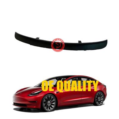 China Pro model 1103035-00-D Plastic 3 Parts Rear Bumper Lower Spoiler Accessories Bodykits For Tesla Model 3 2021 for sale