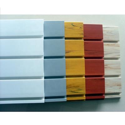 China Environmental Friendly Durable Heavy Duty PVC Slatwall Board For Storage Wall Display Board 1200mm L for sale