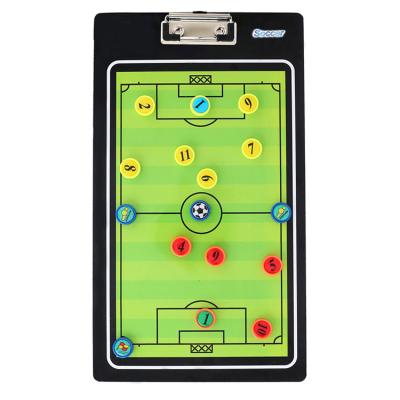 China Sports Ball Training Portable Magnetic Zipper Football Training Tactics Board Strategy Teaching Clipboard with Eraser and Marker Pen for sale