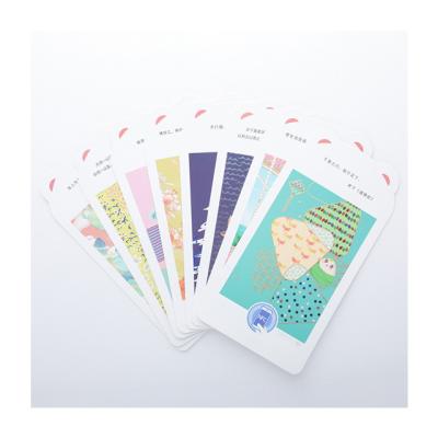 China High Quality Custom Paper Cards Recyclable Customized Printing Colorful Postcard for sale