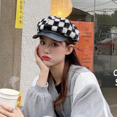 China Korean literary beret of Japan newspaper female soft simple children's hat and Korean octagonal hat beautiful retro style for both men and women for sale