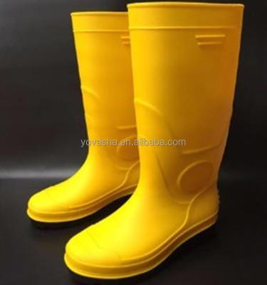 China Others Other Yellow Garden and Farmers Knee Boot PVC Gumboot Boots for sale