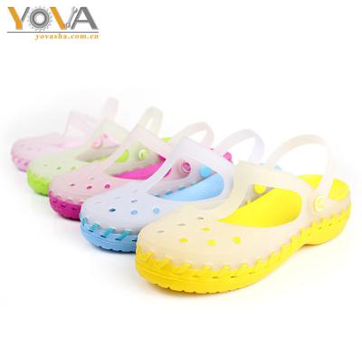 China Fashion cheap comfortable women\comfortable fashion\durable\comfortable factory\durable waterproof plastic slippers and sandals for sale