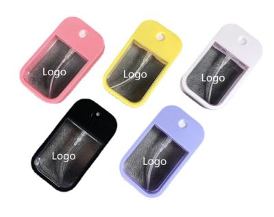 China Eco-friendly Weekly Pill Organizer Bulk Refillable Plastic Credit Card Cell Phone Shaped 30/45/50ml Pouch Perfume Mist Spray Bottle For Hand Sanitizer Sprayer for sale