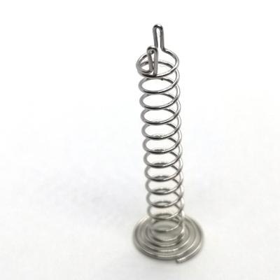 China HXD 0.5mm Tapered Battery Contact Spring With Double Hook for sale