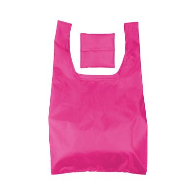 China Folding Customize Cheap Reusable Collapsible Collapsible Tote Polyester Shopping Bag for sale