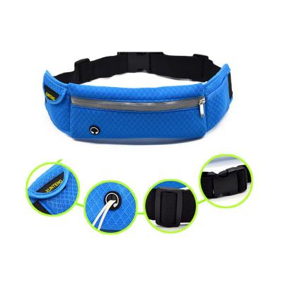 China Running Fanny Backpack Water Proof Sport Belt Pack Promotion Waterproof Men Women Waterproof Waist Bag for sale