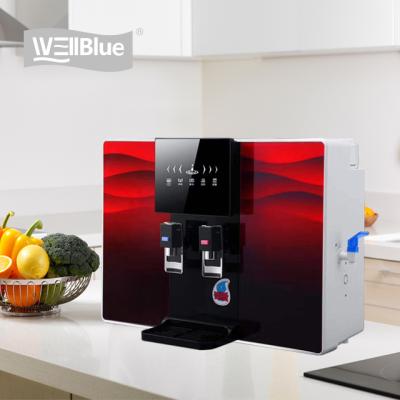 China Eco-friendly Water Dispenser Worktop RO Purifier 75GPD Hot Cold Cold RO Water Purifier For Wholesales for sale