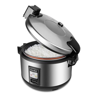 China Large size hotel commercial 3d electric restaurant keep warm 10KG 4l 5.5l 6l 7l 10l 10kg stainless steel electric rice cooker for sale