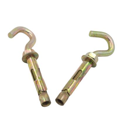 China Healthcare M8*60 Eye Hook Bolt With Integral Wall Anchor for sale