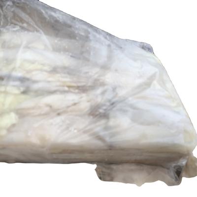 China high quality seafood white part frozen squid roe raw material block in stock for sale