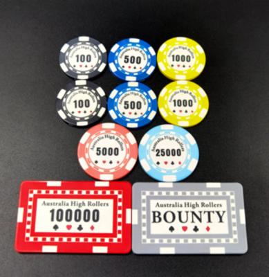 China 10g Customized Ceramic Chips Texas Hold'em Private Custom Chips Products 2021-1012 for sale