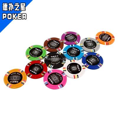 China 14 Grams Professional Custom Clay Chips, Patented Products, 4C Tones 2021-1007 Poker Chips for sale