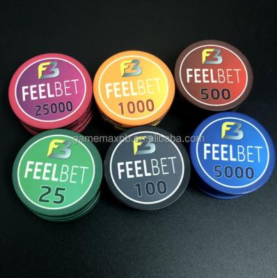 China 10g Customized Ceramic Poker Chips - Texas Hold'em Private Custom Chips Products 2021-1003 for sale