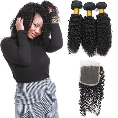 China Genuine Raw Peruvian Human Hair Extensions , Peruvian Virgin Hair With Closure for sale