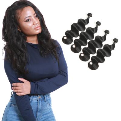 China Full Body Wave Weave Hair , Deep Body Wave Virgin Hair Customized Length for sale