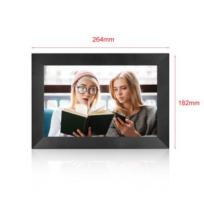 China 10.1 inch hd input touch screen cloud wifi advertising player wall mounted digital Wifi lcd photo frame for sale