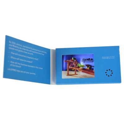 China New Japan Style 2.4 Inch LCD Screen Printing Promotional Business Card Video Digital Name Card for sale