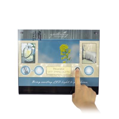 China Europe 7 Inch Acrylic Video Display Stand Video Greeting Card LCD Brochure for sale