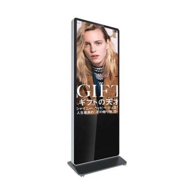 China Indoor Android TFT Indoor 55 Inch LCD Advertising Player Announcement Kiosk Digital Signage Display for sale