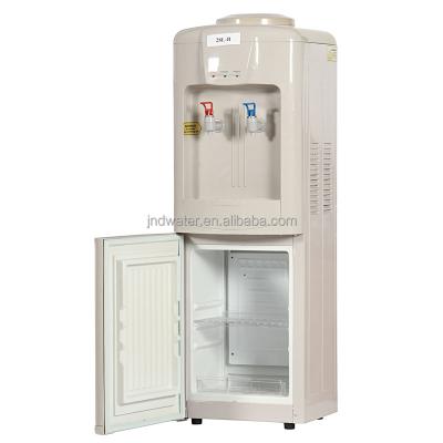 China Outdoor automatic refrigerator freezer with hot and cold water dispenser for sale