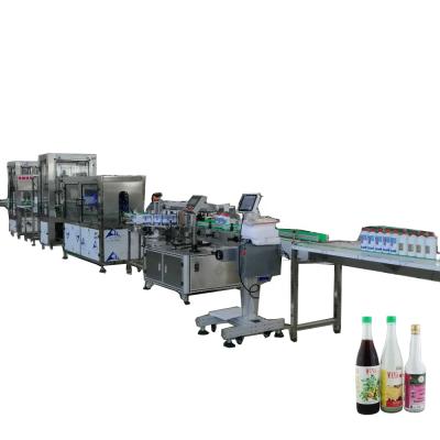 China Automatic Linear Bottle Filling and Sealing Machine Glass Water Beverage Seltzer Line for sale