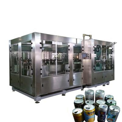 China BeverageWater Soda Drinks Aluminum Beer Can Filling And Sealing Machine for sale