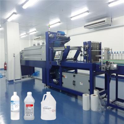 China Liquid Beverage CE Liquor Bottle Film Shrink Wrap Packing Machine for sale