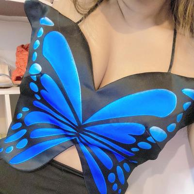 China New Girls Sexy BUTTERFLY Top Bra QUICK DRY Tan Top Vest /Push Up Bra Lingerie for sale