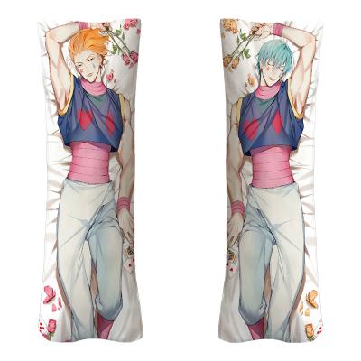 China Hisoka Anime Pillow Case PORTABLE Long Throw Pillow Cover Digital Printing Custom for sale