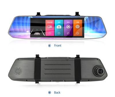 China Waterproof Hot Selling 7Inch Full Hd 1080P Dvr 3 Camera Lens Mirror Link Adas Cam Car Black Box for sale