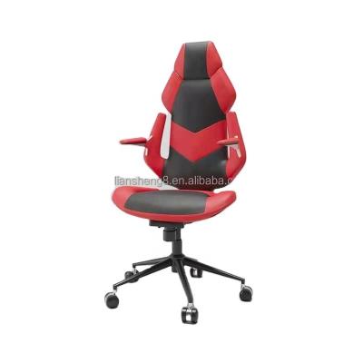 China 2021 Latest PU Leather Red Exclusive Design Computer Chair Adjustable Gaming Chair For Racing Game Room for sale