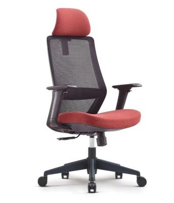 China Ergonomic Aftermarket High (Height) Adjustable Executive Chair with Full Mesh Back and Modern Fixed Arms in White Color for sale