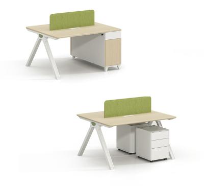 China NEWCOMER Luxury Double Sided Computer Desks , CHEAP Office Furniture Wooden Desk Table for sale