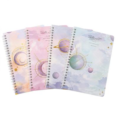 China Printed Cute Daily Weekly Organizer School Supplies A5 Cartoon Spiral Notebook Kawaii Planner Notebook Time Notepad for sale