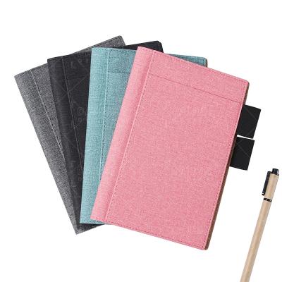 China Printed Classic Cloth Hardcover Book Notebook Cover Fit Travel Journal Notebook Stationery Portable Office School Gift B6 Thin Notepad for sale