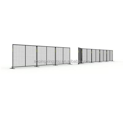 China Easily Assembled Canada Material Temporary Fence Galvanized 12 Gauge Metal Frame Panels / Temporary Fence Australia for sale