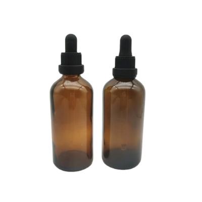 China High Grade Personal Care 50ml Brown Around Empty Essential Oil Amber Glass Dropper Bottle for sale