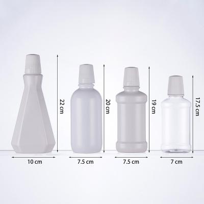 China Personal Care Customized 150ml 5oz BOTTLE PET Plastic Bottle Oral Solution Mouthwash Bottles With Lid for sale