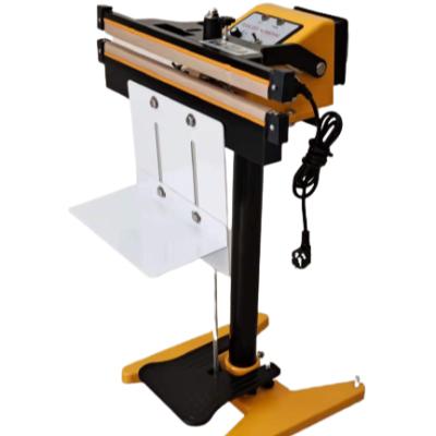 China Food Bag Sealer Food Plastic Bag Strip Sealing Machine Stand Vertical Pouch Sealing Machine for sale