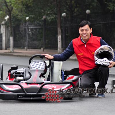 China Honda Engine 200cc Adult Racing Go Kart Front: 10X4.5-5; rear: 11X7.1-5 for sale