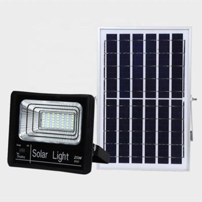 China High Quality Outdoor Waterproof IP67 Garden Led Spot Lamp Solar Flood Light With Power 25W Display for sale