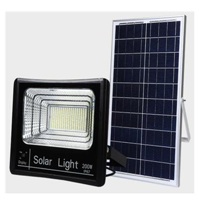 China Garden 200 Watt 300W Solar Flood Lights, 5000lm 6500 Lumens Outdoor Waterproof LED Solar Powered IP65 Flood Light With Remote Control for sale