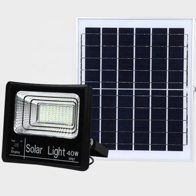 China High Quality 40 Watt Waterproof Garden Lamp IP65 Aluminum Led Floodlight 40 Watt Aluminum Solar Flood Light For Garden Yard for sale