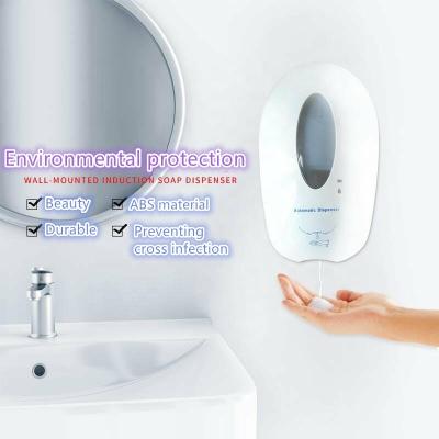 China 2020 Newest Hotel Foam Soap Dispenser Kitchen Hand Sanitizer Dispenser Wall Mounted Plastic Alcohol Liquid Dispenser Automatic Induction Sterilizer for sale