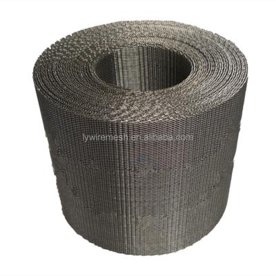 China Anti-corrosion& alkali& Stainless Steel Acid Automatic Reverse Mesh Filter Belt Wire Mesh Spiral Conveyor Dutch Mesh Belt for sale