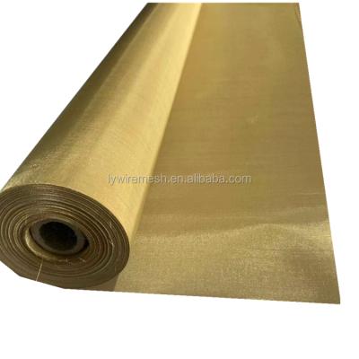 China Plain weave brass twill weave wire mesh 80 100 120 150 200 mesh bronze copper mesh for paper making machine for sale