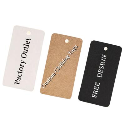 China Hang Tag Garment Paper Wholesale custom hangtags viable for own logo apparel for sale