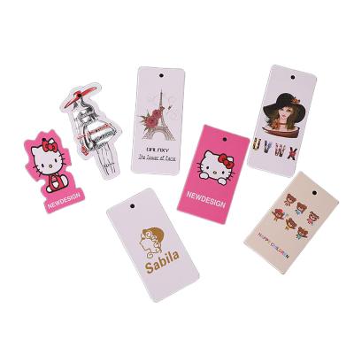 China Viable Promotional Clothing Label Rectangular Round Paper Hang Tag With Best Quality And Low Price for sale