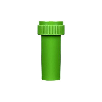 China Green Closure Double Function Reversible Medicine Vial Tablet Container Biodegradable Pharmacy Vials for sale